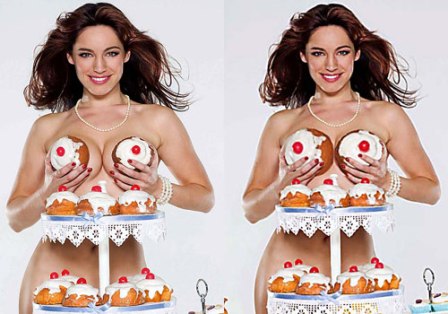 before and after the bun adjustment kelly brook calendar girls before and